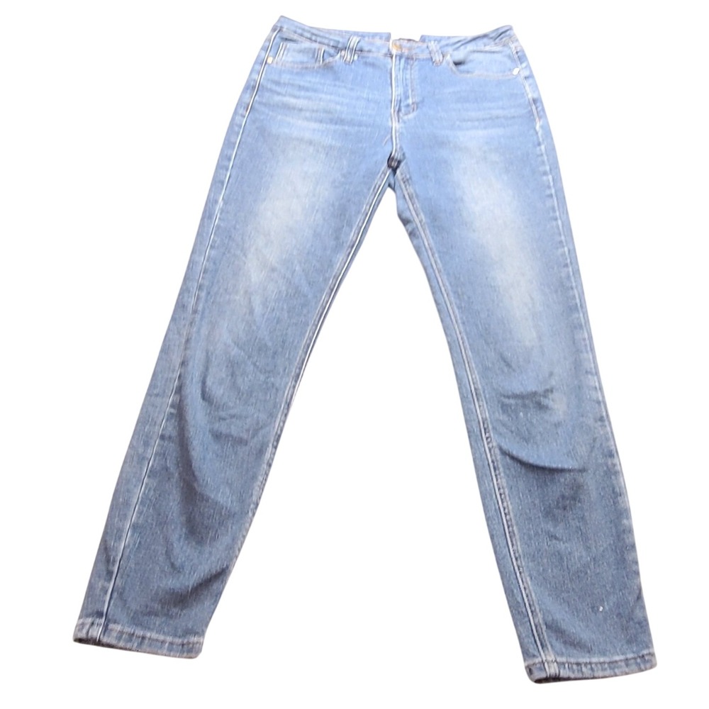 Abound Women's High Rise Skinny Jeans Medium Wash Denim Blue Stretch Five Pocket